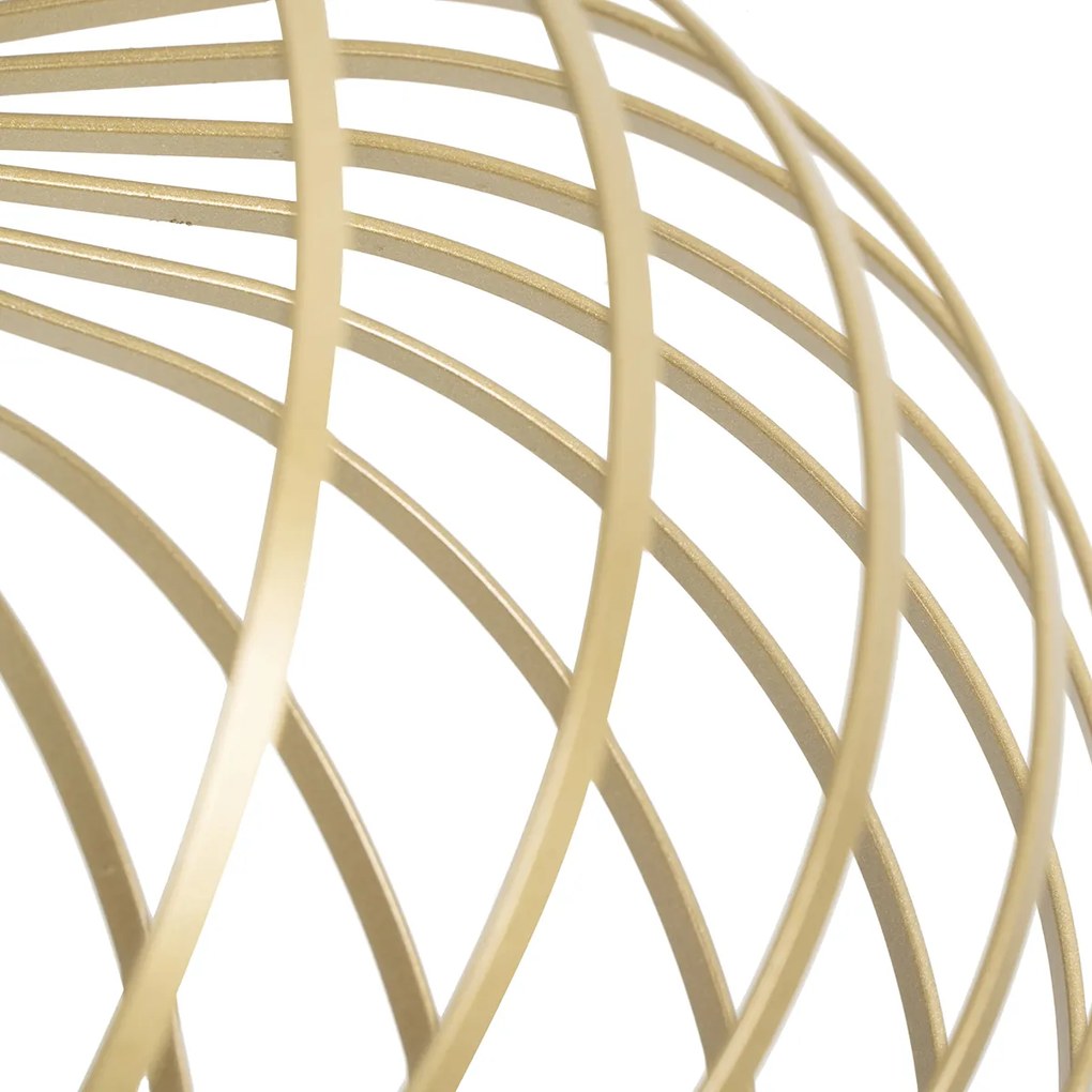 Plafoniera inteligentă aurie 39 cm incl. Wifi G95 - Johanna