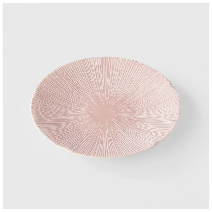 Farfurie din ceramică roz ø 24 cm ICE PINK - MIJ