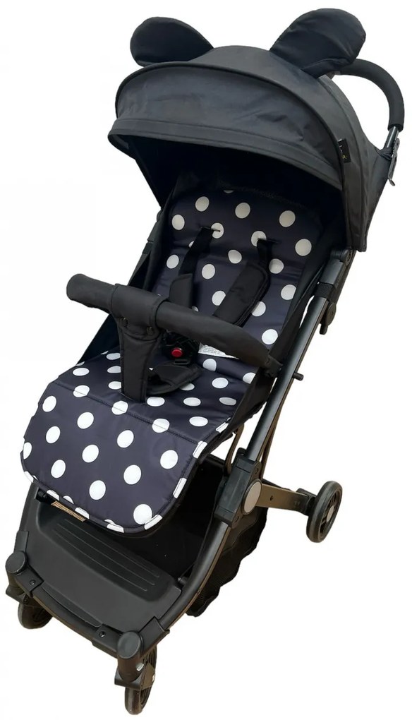 Carucior sport pentru copii, pliere compacta pentru avion cu sistem tip troller - CPC-28-mickey