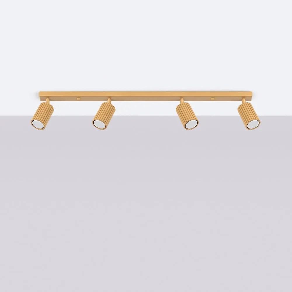 Spot auriu 6,5x81 cm Gleam – Sollux