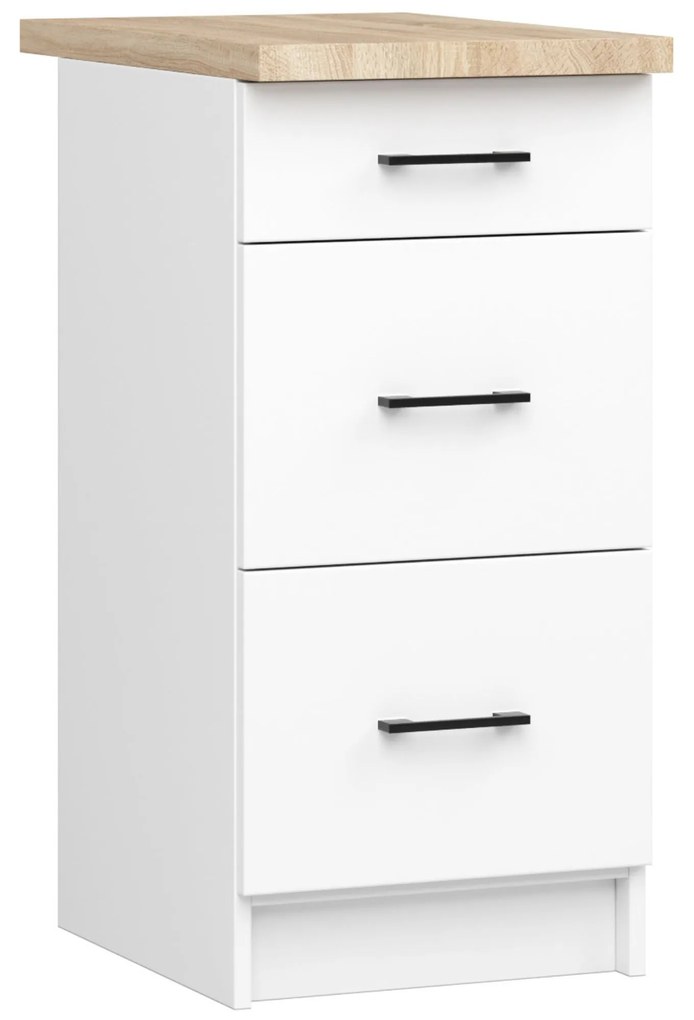 Dulap de bucătărie inferior Organo 403S (alb). 1117536