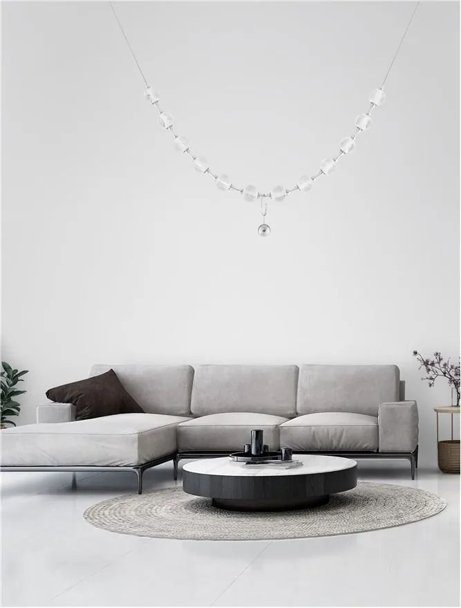 Lustra LED suspendata design decorativ BRILLANTE