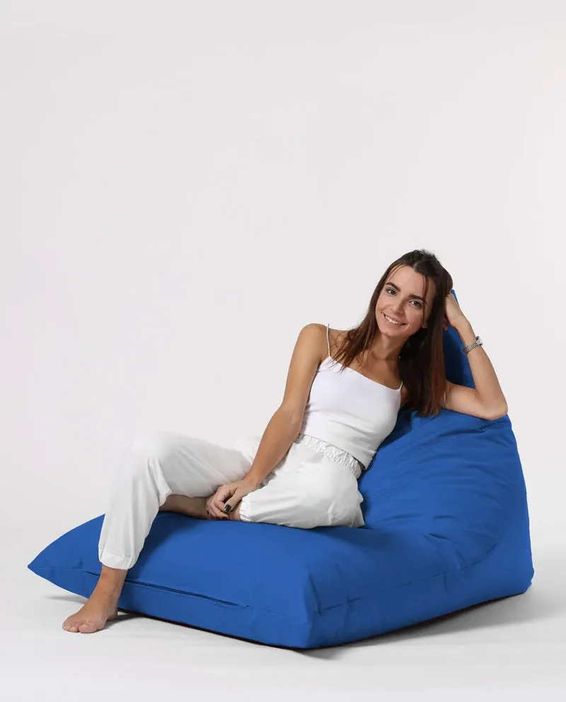 Fotoliu puf pentru grădină Pyramid Big Bed Pouf - Blue