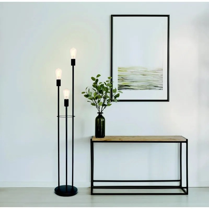 Lampadar, lampa de podea design modern MARTHA negru