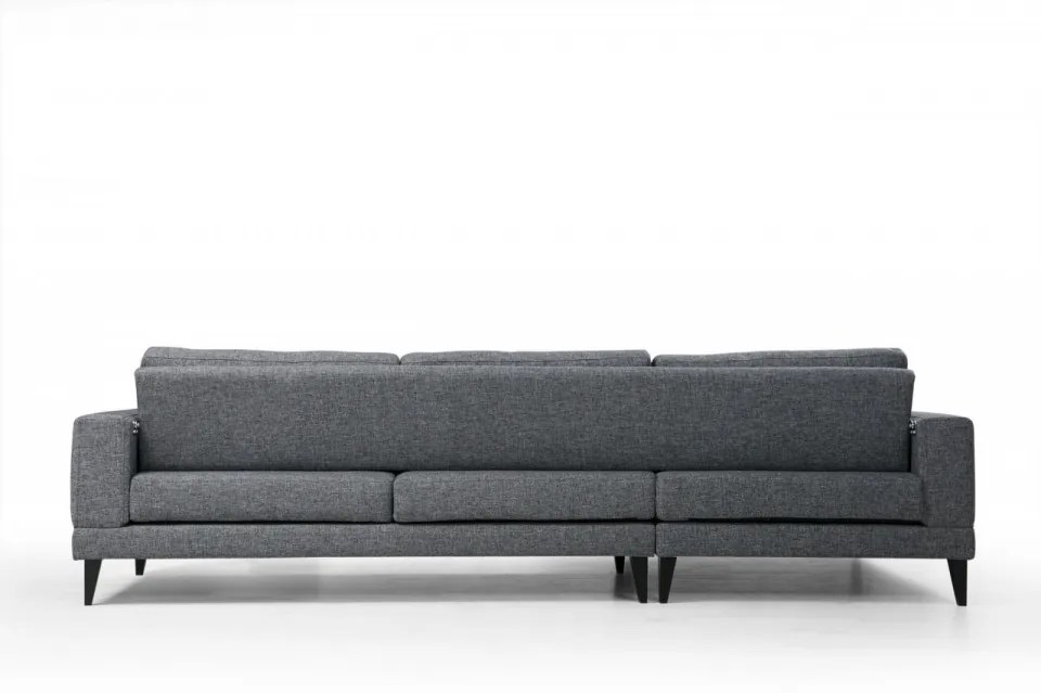 Coltar extensibil Nordic Corner Left (Chl+3R), Gri Inchis