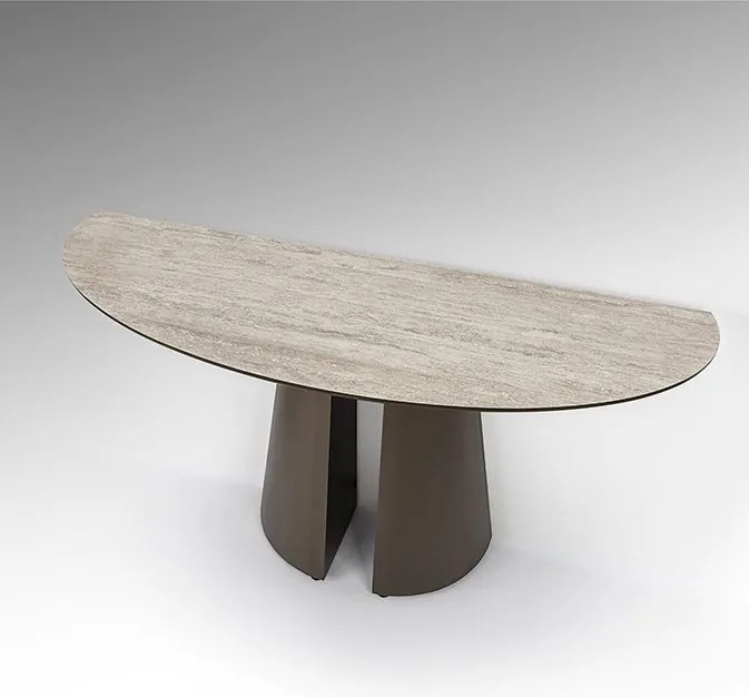 Consola din metal si MDF Samara 130x42cm