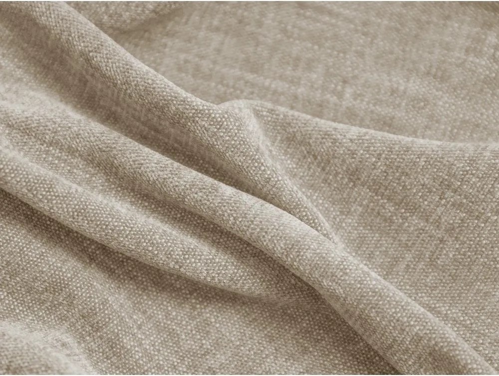 Pat matrimonial bej tapițat cu spațiu de depozitare cu somieră 160x200 cm Martina – Micadoni