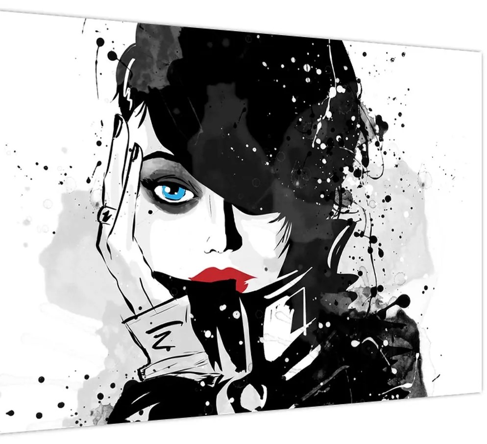 Tablou - Femeia misterioasă (90x60 cm)