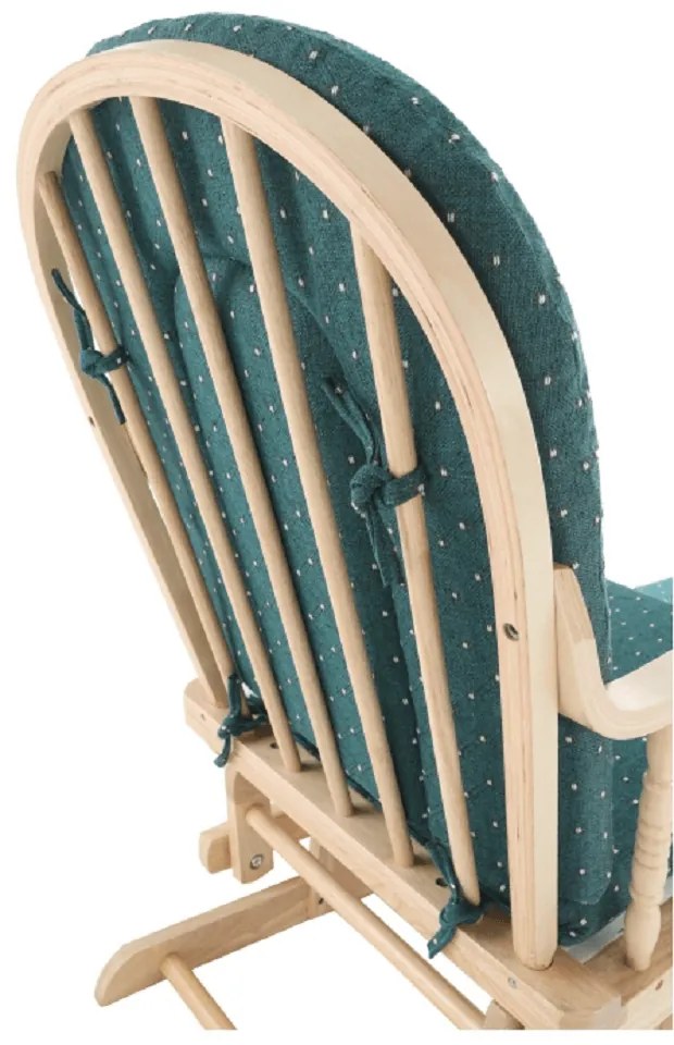Fotoliu relaxant, material lemn de fag verde, RELAX GLIDER 87107