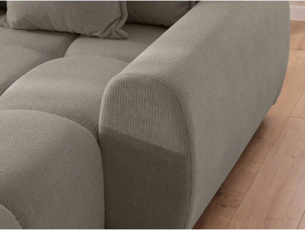 Colțar taupe (cu colț pe partea dreaptă/cu șezlong) Albane – Ropez