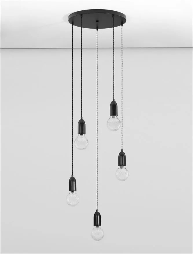 Lustra moderna cu 5 pendule design minimalist VEDA