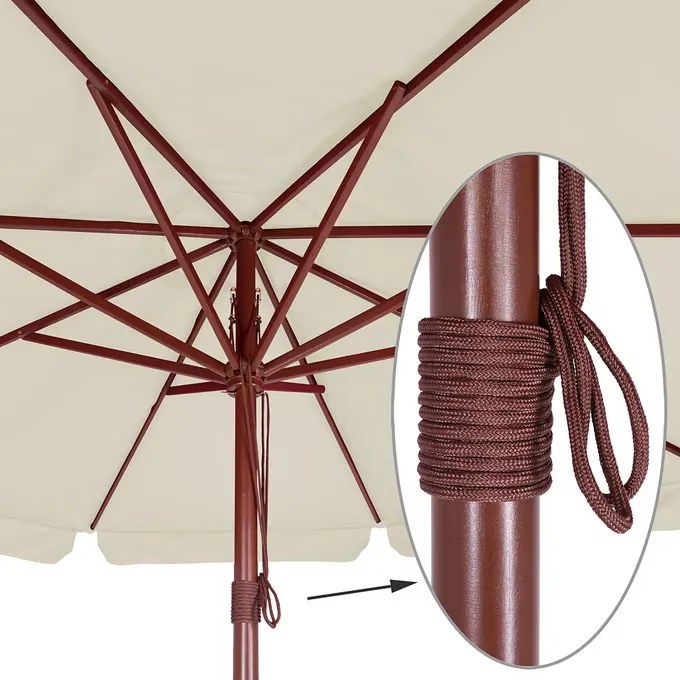 Deuba Umbrelă de grădină Ø330 cm - bej