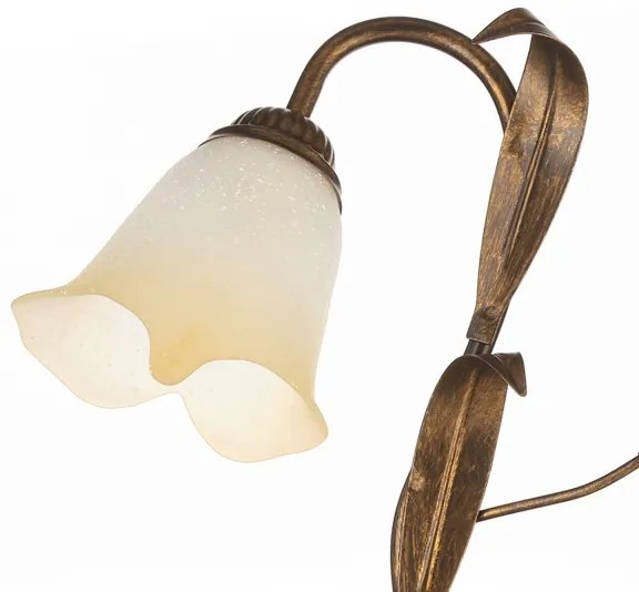 Plafonieră LUCREZIA 3xE14/6W/230V bronz ONLI