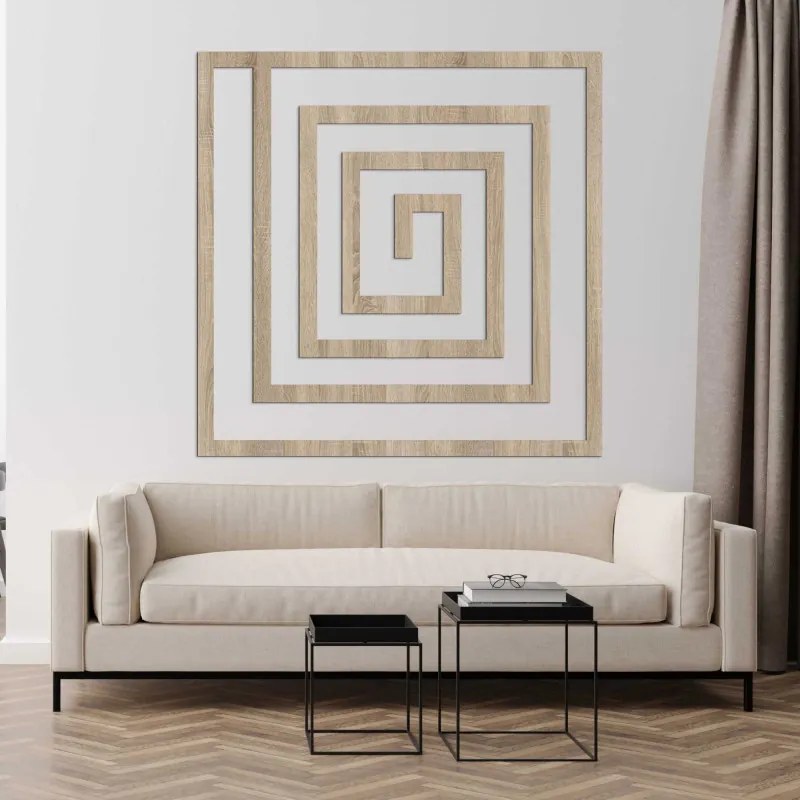 SENTOP | Decor geometric din lemn - WOORTLE