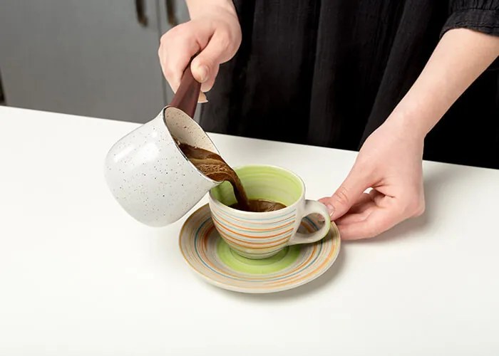 Ibric 300 ml cu invelis ceramic antiaderent Terrestrial NAVA NV 104 001