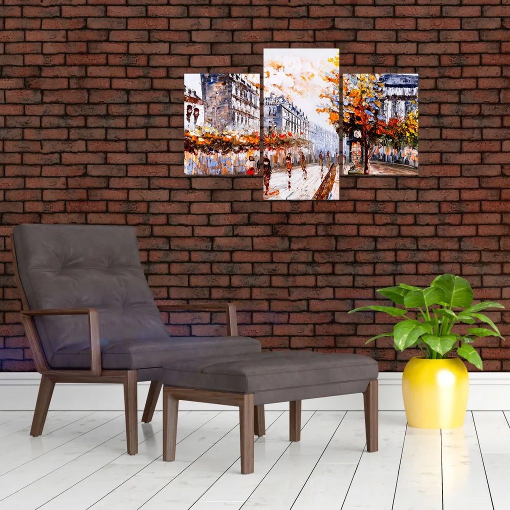 Tablou - Viața în oraș (90x60 cm)