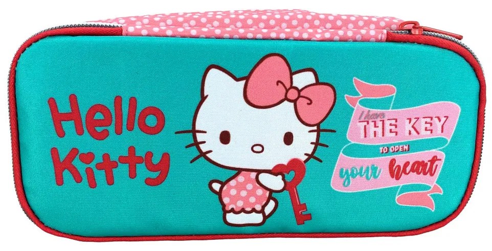 Hello Kitty Sweetheart Penar cu 2 compartimente 26 cm