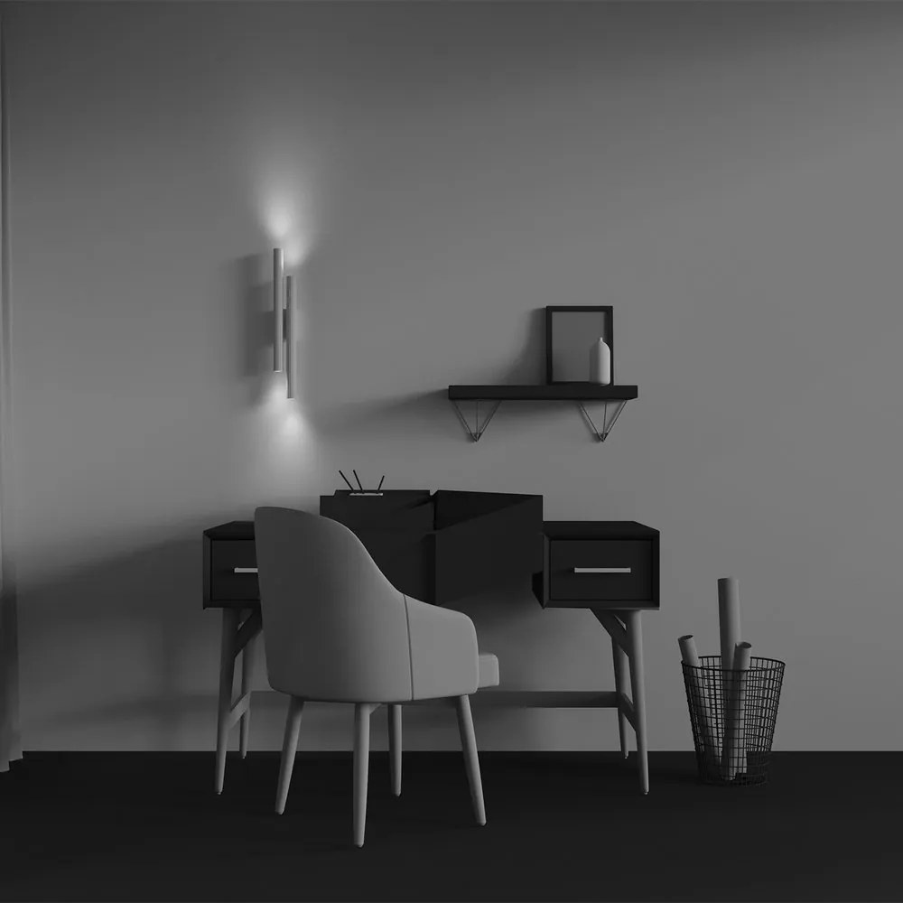 Aplica LED ambientala stil minimalist Calipso 24W alba
