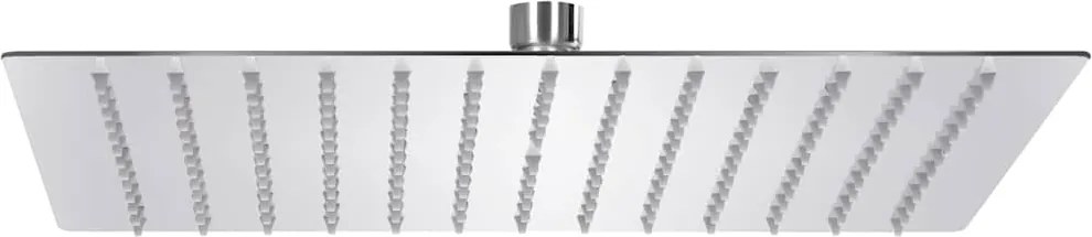 vidaXL Cap de duș tip ploaie pătrat, 30 x 30 cm, oțel inoxidabil 304