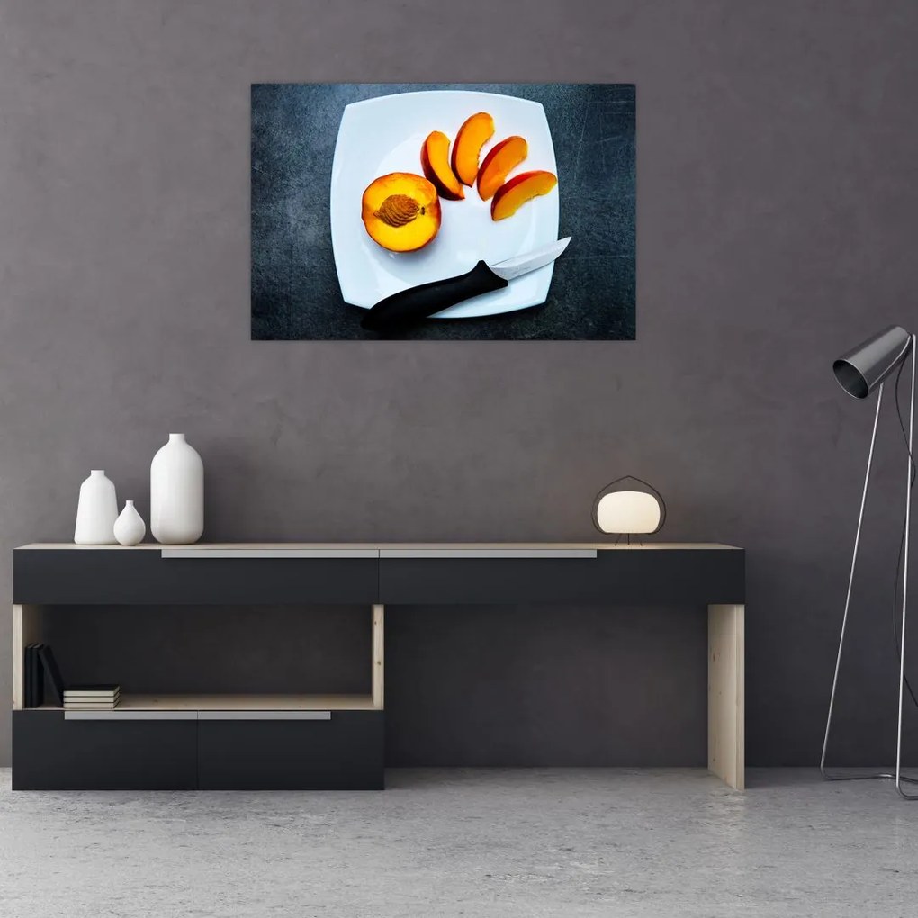 Tabloul cu piersică (90x60 cm)