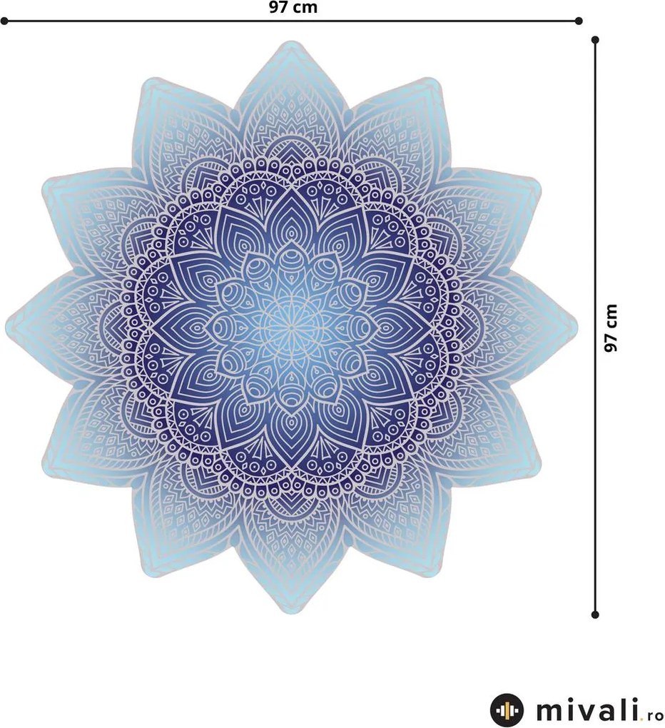 Autocolante de perete - Mandala - albastru