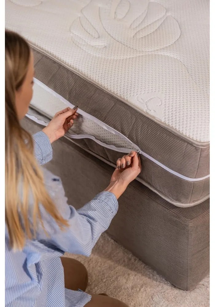 Pat boxspring bej 160x200 cm Olia Bold – Bonami Selection