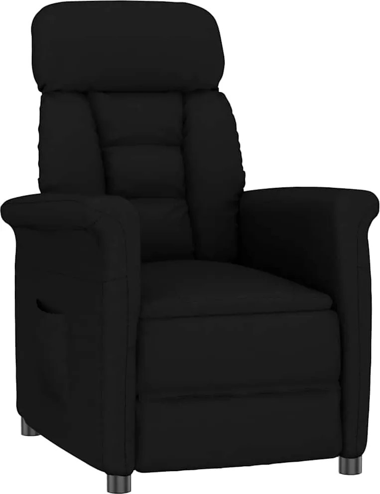 vidaXL fotoliu Negru 96,5 x 70,5 x 95 cm Fibră micro