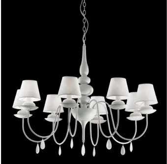 Candelabru clasic 8 becuri E14 BLANCHE 035574 IDEAL LUX