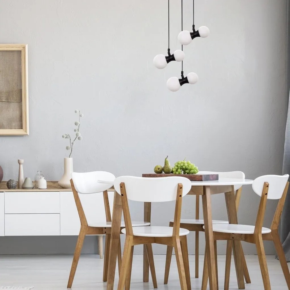 Lustra moderna cu 3 pendule Lition