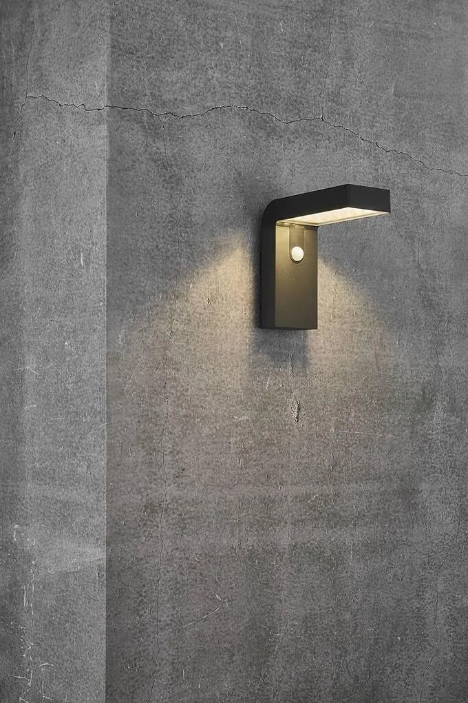Lampa LED de perete solara cu senzor pentru iluminat exterior, stil modern IP44 Alya 2118231003 NL