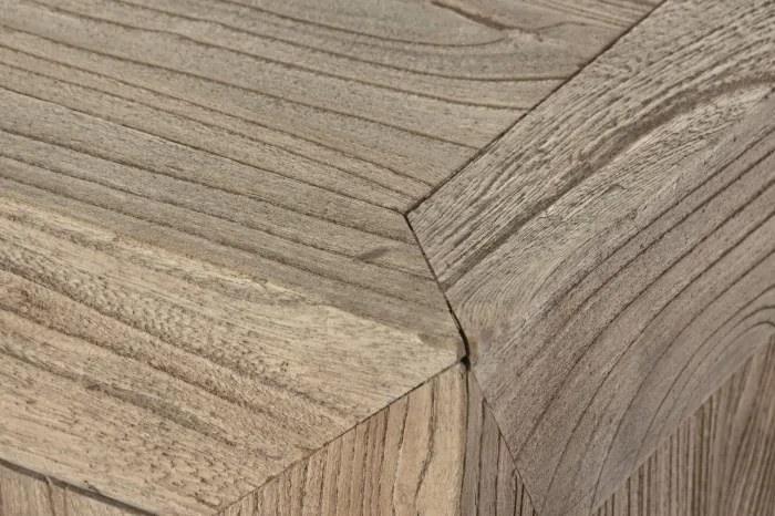 Bufet rustic, din lemn masiv, cu 3 sertare, „Étable”