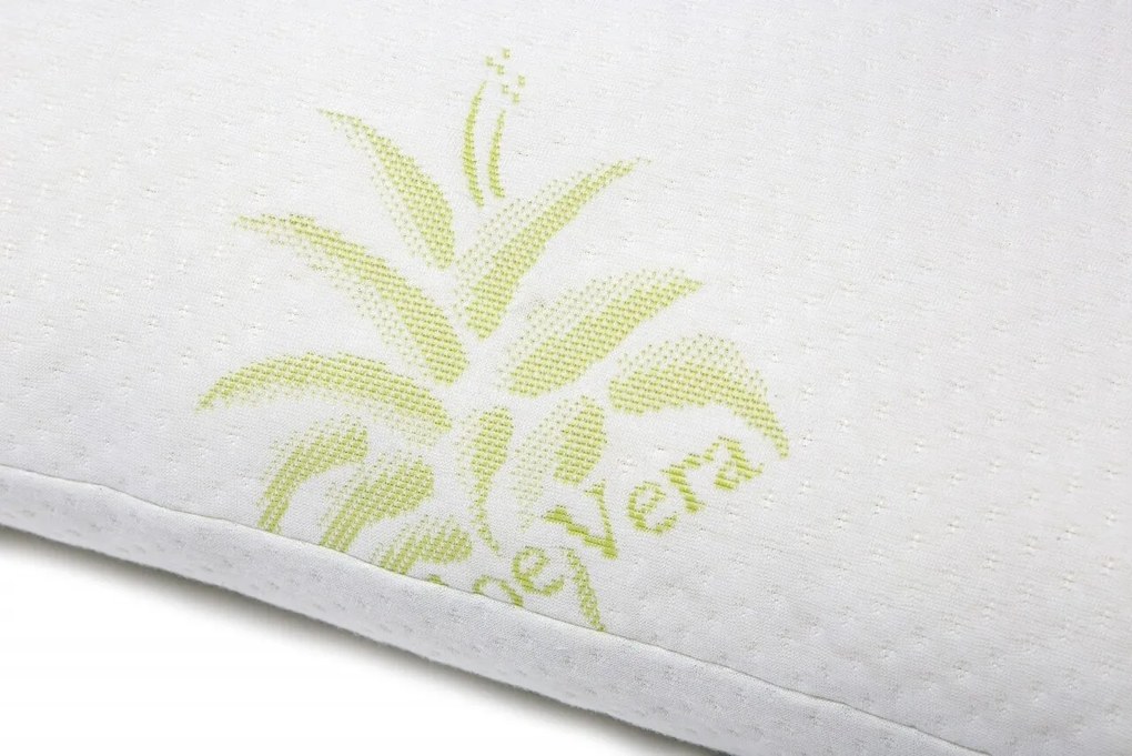 Perna tricot cu aloe vera Green Future Natura, 50 x 70 cm