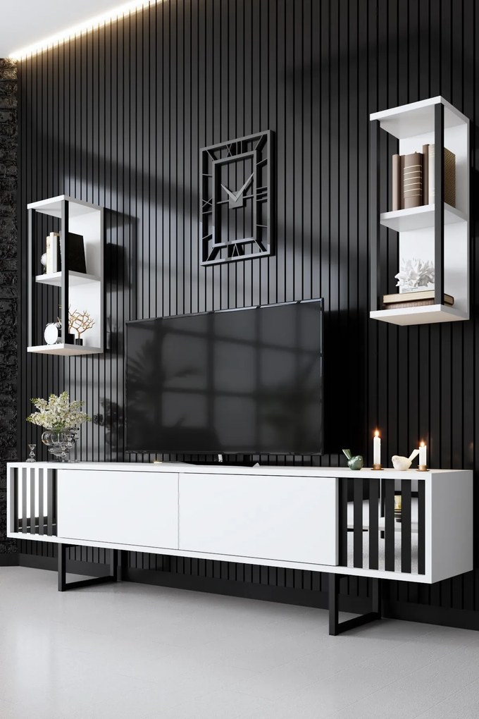 Mobilier living Chromatic (Alb + Negru). 1072964