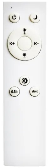 Top Light - Plafonieră LED dimabilă PETAL LED/60W/230V diam. 59 cm albă + telecomandă