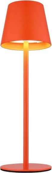 Globo 58488R-LED Lampă de masă VANNIE reglabilă, cu control tactil, reîncărcabilă, pentru exterior, 3W/5V IP54 1800mAh roșie