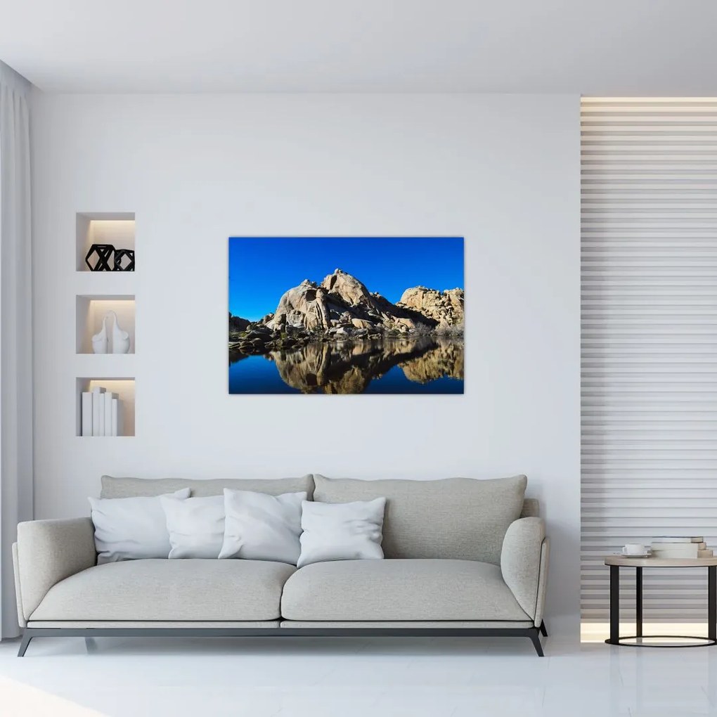 Tablou oglinzirea pietrelor (90x60 cm)