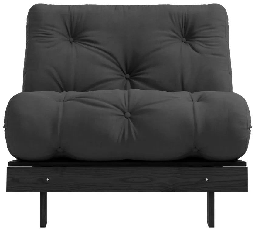 Fotoliu gri închis Roots Black Night – Karup Design