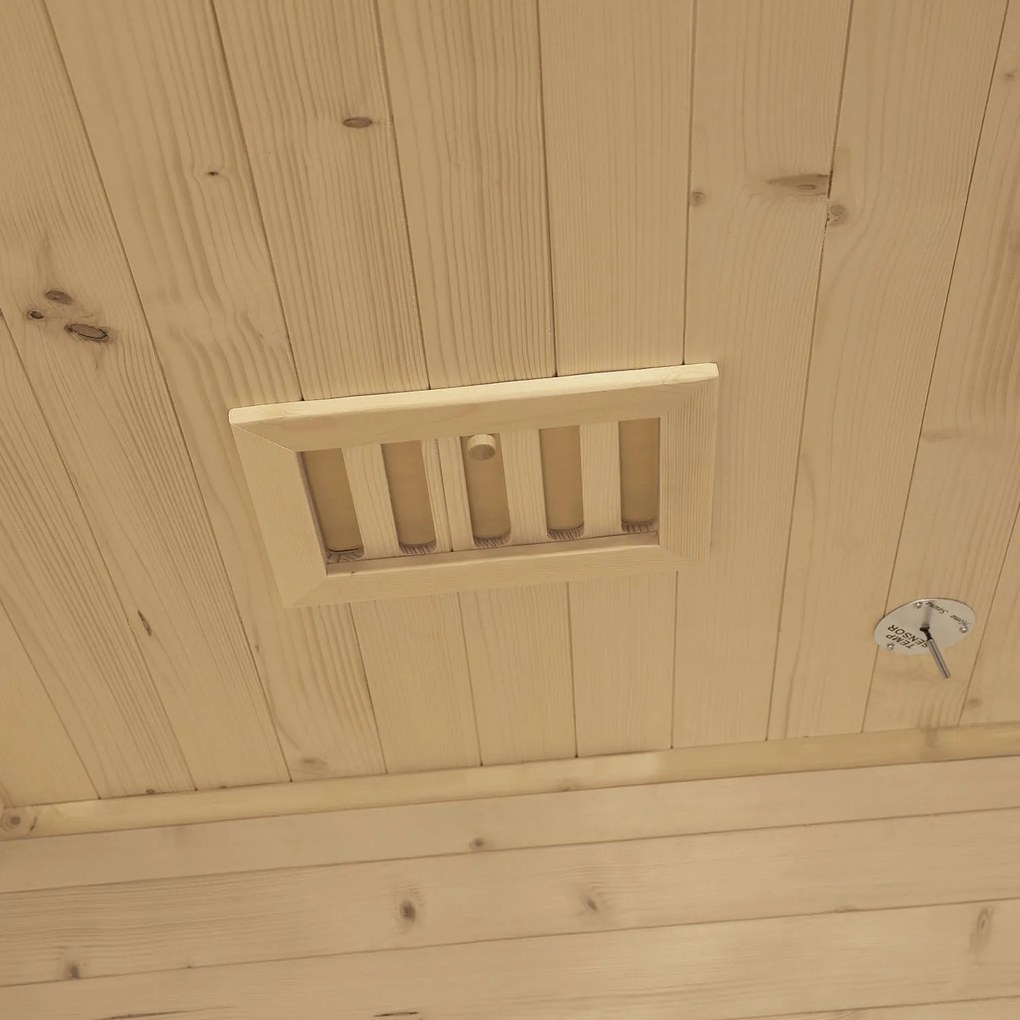 Vonkajšia sauna Eldur s 8 kW ohrievačom & príslušenstvom