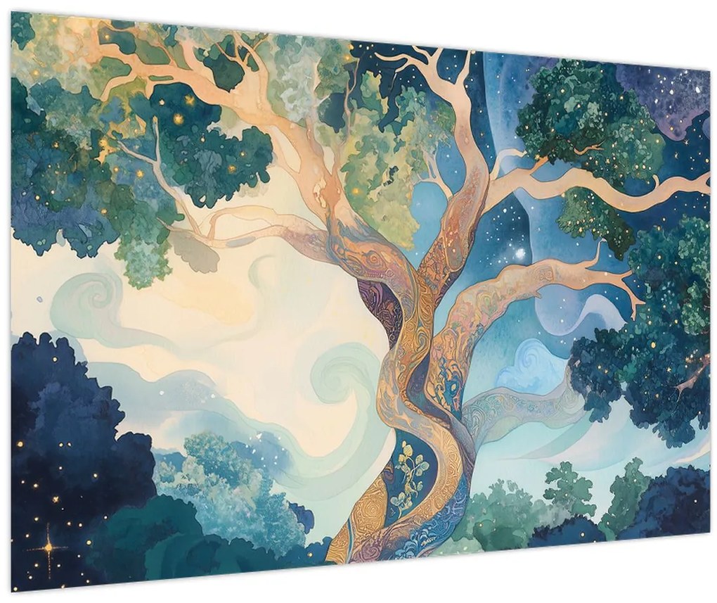 Tablou – Arbore cosmic (90x60 cm)
