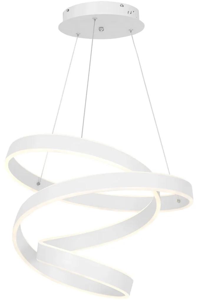 Lustra LED suspendata design modern ANDROMEDA alb