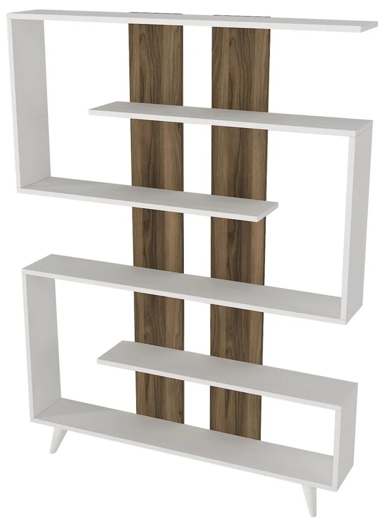 Biblioteca Rain White Walnut