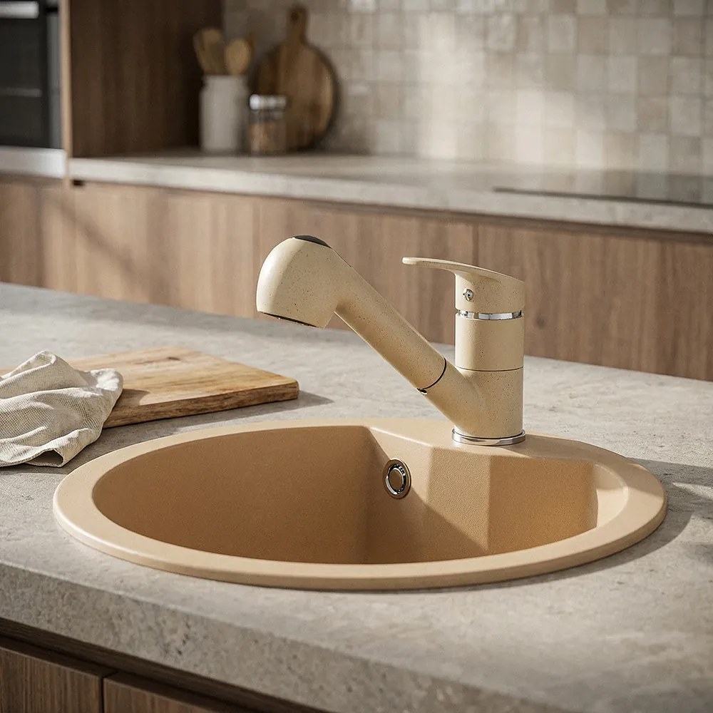 Robinet chiuvetă Carol bej