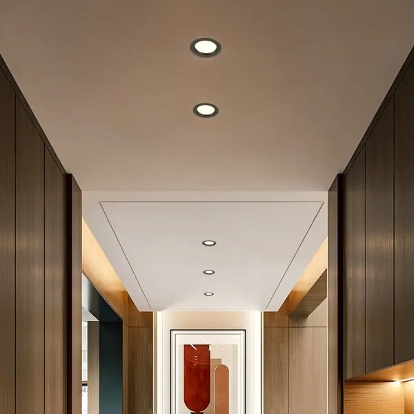 Immax NEO 07296L - Spot LED încastrat, reglabil, downlight, 12W, 230V, Wi-Fi, Tuya Ø 12 cm, negru