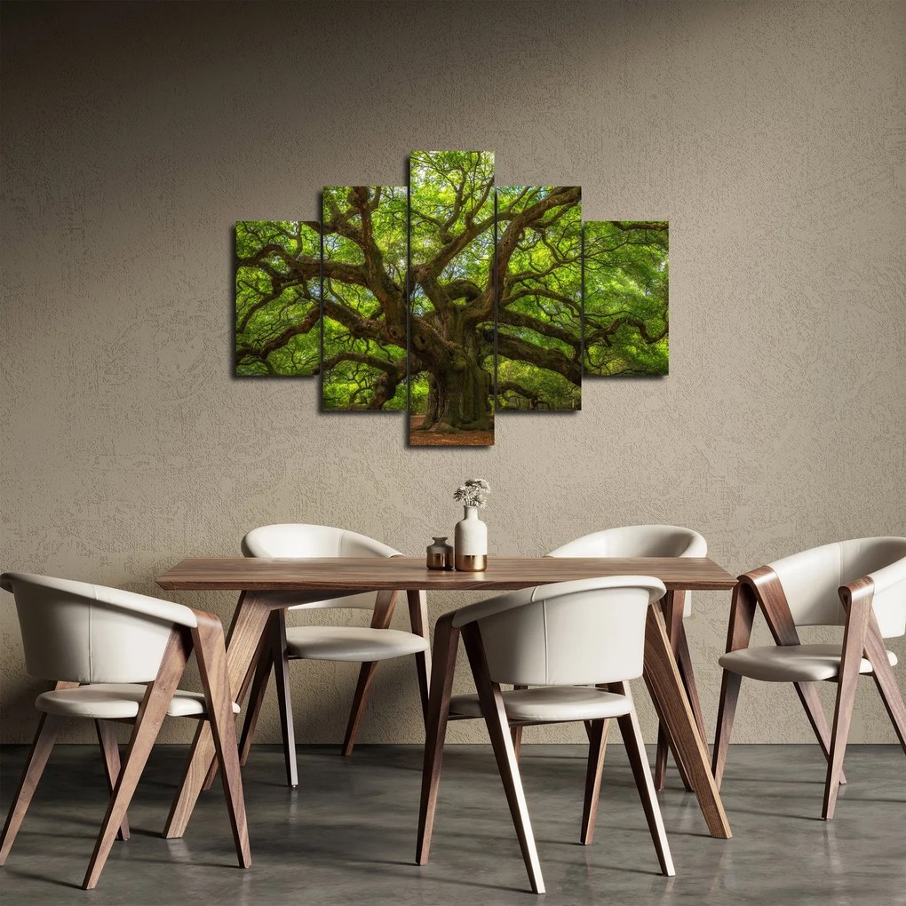 Tablou - Copac verde (150x105 cm)