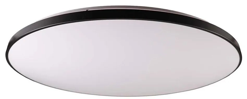 Plafonieră LED dimabilă KERN LED/80W/230V d. 80 cm negru + telecomandă