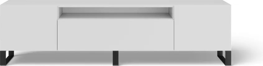 Comodă TV Femur Standing – 200x41x53 cm – Alb
