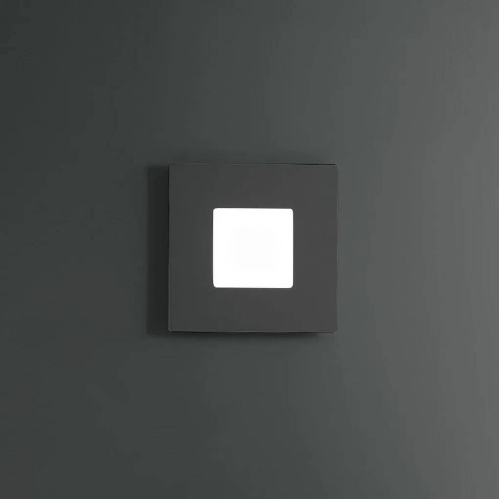 Plafoniera LED moderna BILDE 52x52cm, alb, negru sau auriu