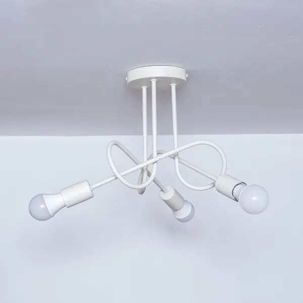 Plafonieră OXFORD 3xE27/15W/230V crem