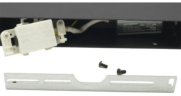 Aplică LED de exterior 2xLED/16W/230V IP54 90 cm negru