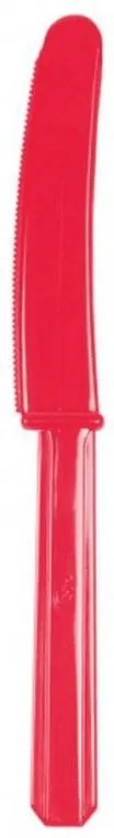 Colorat Tacamuri, cuțit - 10 bucăți Apple Red